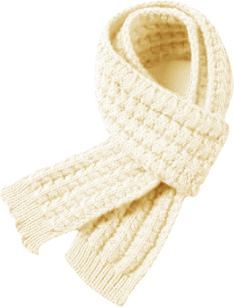 BEARUN Kids Knitted Scarf Winter Fashion Solid Color Toddler Baby Warm Scarves Wrap Neck Warmer for Girls Boys - Image 4
